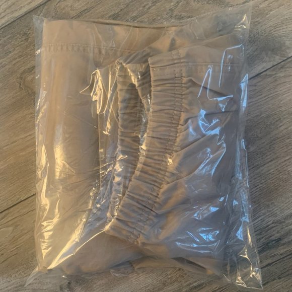 NWT LANDS' END WOMEN'S PETITE HIGH RISE TWILL PULL ON PANTS KHAKI 12PX26 - Picture 7 of 7